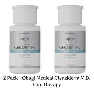 (2 Pack) OBAGI CLENZIDERM M.D.® PORE THERAPY Toner 5oz each - NEW